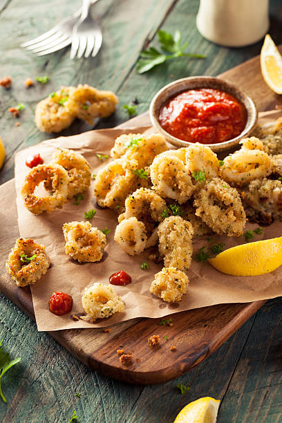 istock Homemade Breaded Fried Calamari 478735848
