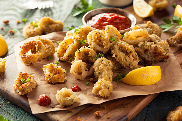 istock Homemade Breaded Fried Calamari 478735850