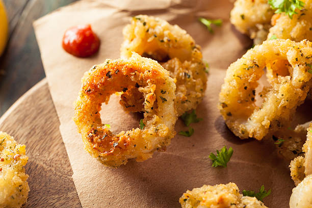 istock Homemade Breaded Fried Calamari 478735852