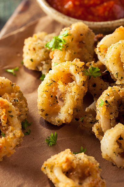 istock Homemade Breaded Fried Calamari 478735856