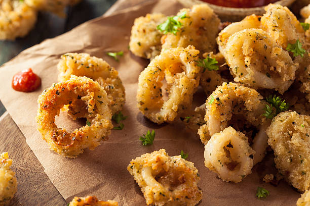 istock Homemade Breaded Fried Calamari 478735858