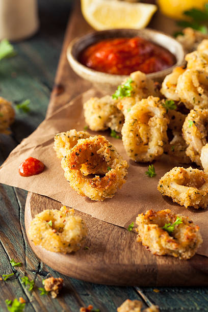 istock Homemade Breaded Fried Calamari 478735860