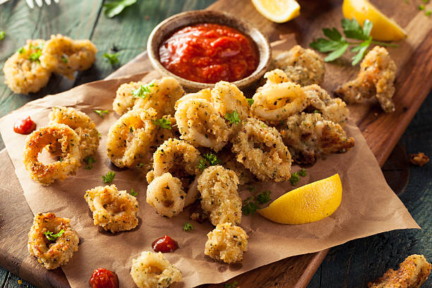 istock Homemade Breaded Fried Calamari 478735882