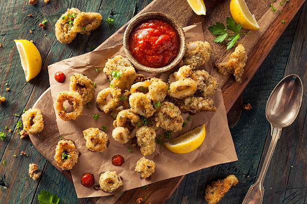 istock Homemade Breaded Fried Calamari 478735986
