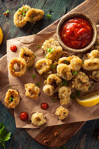 istock Homemade Breaded Fried Calamari 478736148