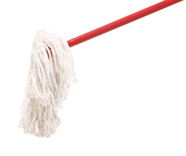 istock Closeup of red mop for cleaning. 478739951