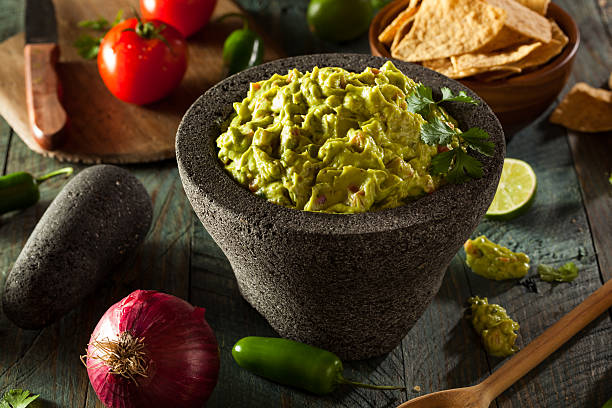 istock Homemade Fresh Guacamole and Chips 478741082