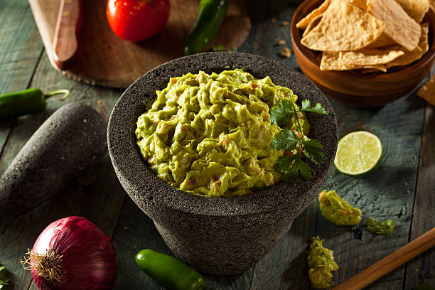 istock Homemade Fresh Guacamole and Chips 478741084