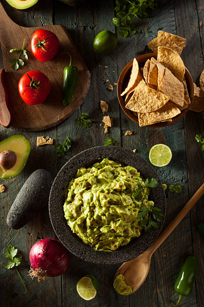 istock Homemade Fresh Guacamole and Chips 478741188