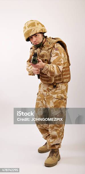 Soldier Taking Aim Stock Photo - Download Image Now - Adult, Adults Only, Aiming