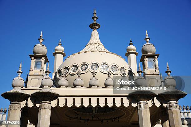 The Royal Pavilion Brighton Uk Stock Photo - Download Image Now - Brighton - England, Tower, 19th Century Style