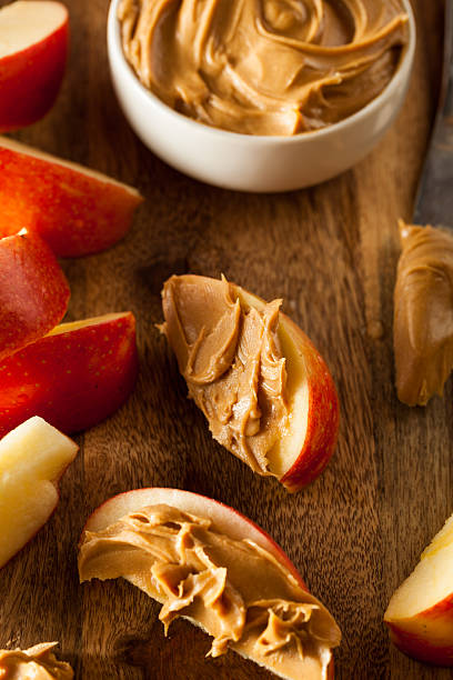istock Organic Apples and Peanut Butter 478743934