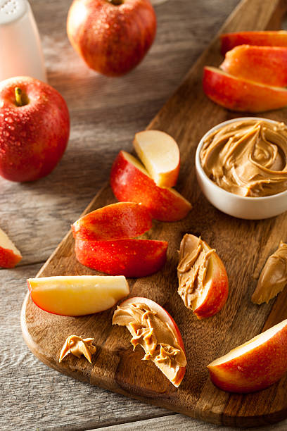 istock Organic Apples and Peanut Butter 478743990