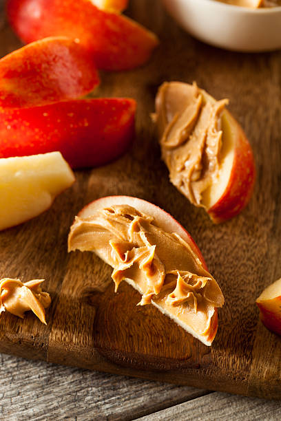 istock Organic Apples and Peanut Butter 478744066