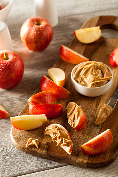 istock Organic Apples and Peanut Butter 478744138