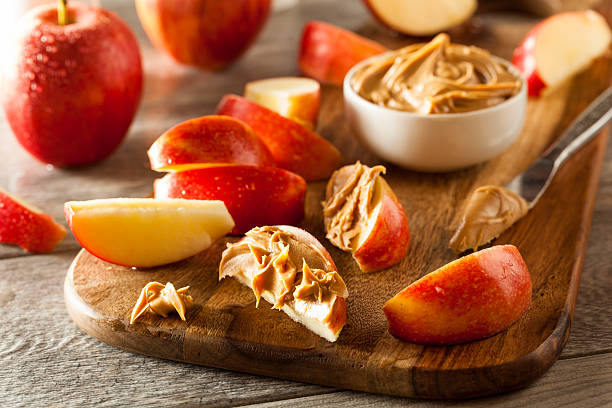 istock Organic Apples and Peanut Butter 478744146