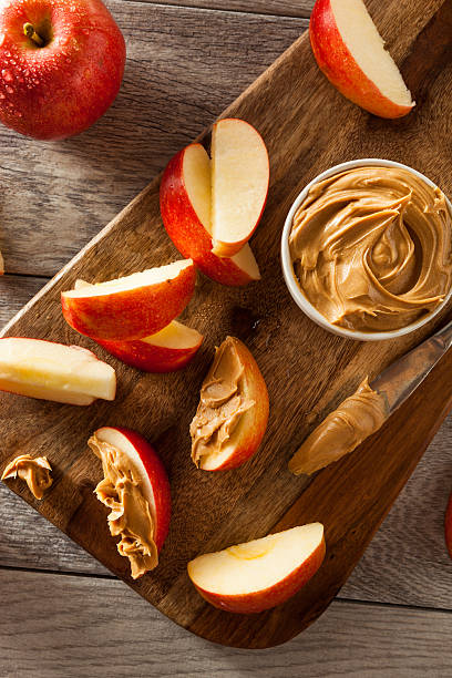 istock Organic Apples and Peanut Butter 478744180
