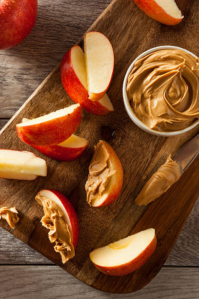 istock Organic Apples and Peanut Butter 478744198