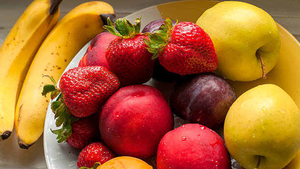 각종 과일 - abundance apple red yellow 뉴스 사진 이미지