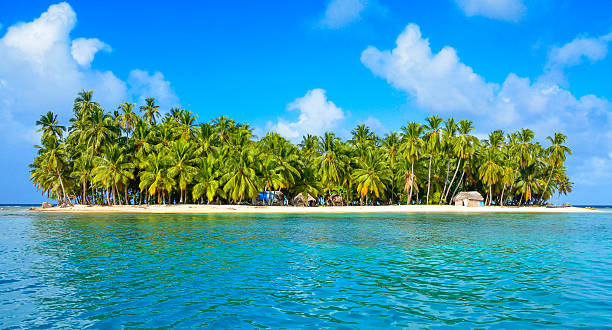 istock Paradise Tropical Island - San Blas archipelago in Panama 478748514