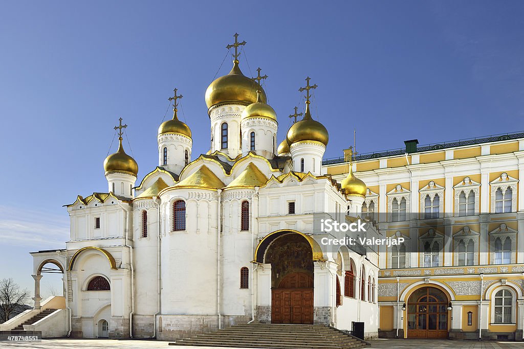 Annunciation Cathedral Annunciation Cathedral of the Moscow Kremlin, Russia Annunciation Stock Photo