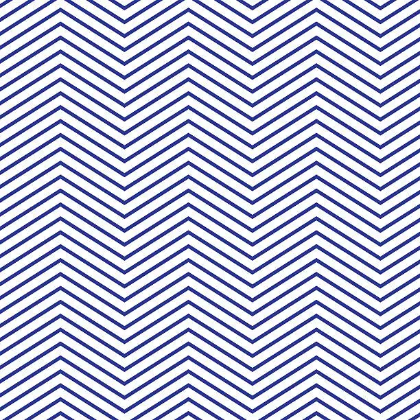 Vector illustration of Zig zag pattern.