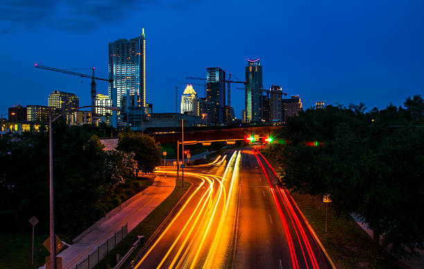istock Busy Night Scene Central Texas Austin Skyline 478752546