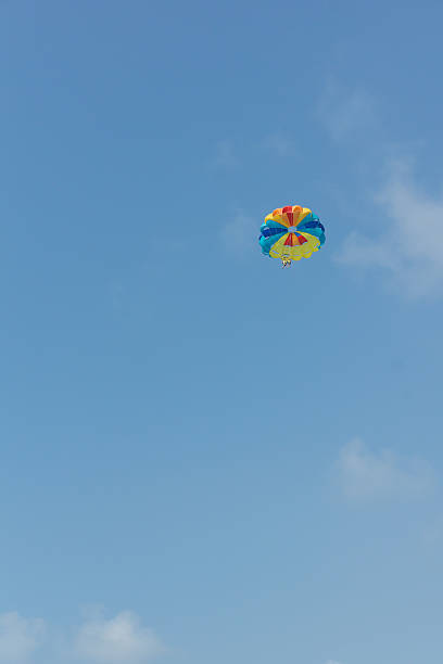 istock parachute in the sky over the sea 478752716