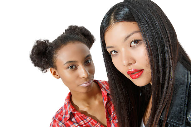 istock Stylish girls posing at the camera 478754844