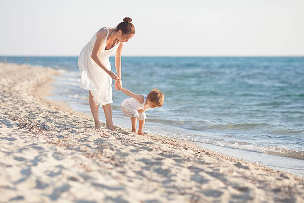 istock Mother and Son on the Beach 478754954