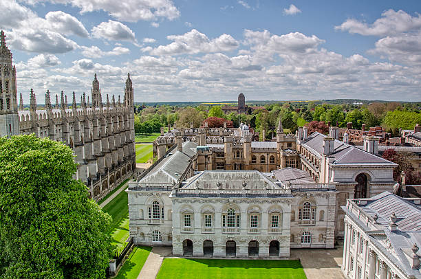 The Old Schools of Cambridge University stock photo