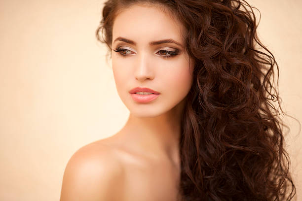 istock Beautiful woman on light background 478758061