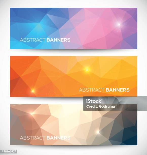 Abstract Banners Collection Stock Illustration - Download Image Now - Abstract, Application Form, Arranging