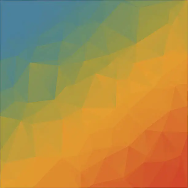Vector illustration of Abstract rainbow triangle background for your designs