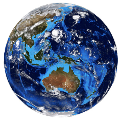 Photorealistic Earth. Elements of this image are furnished by NASA