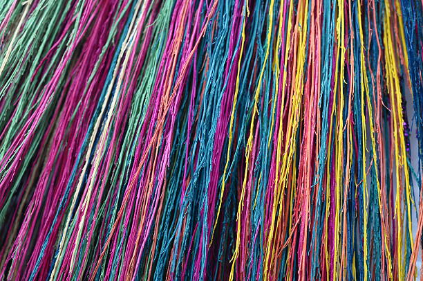 istock Colored fibers for background 478764684
