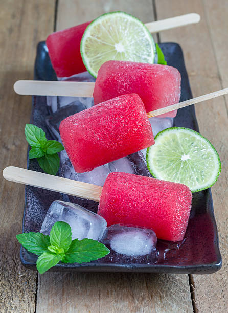 istock Homemade popsicles with watermelon and lime 478764694