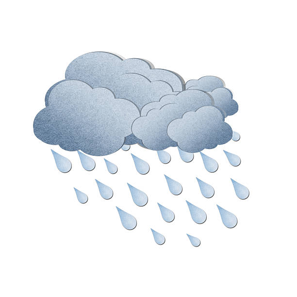 istock Grunge recycled pape rain on white background 478764785