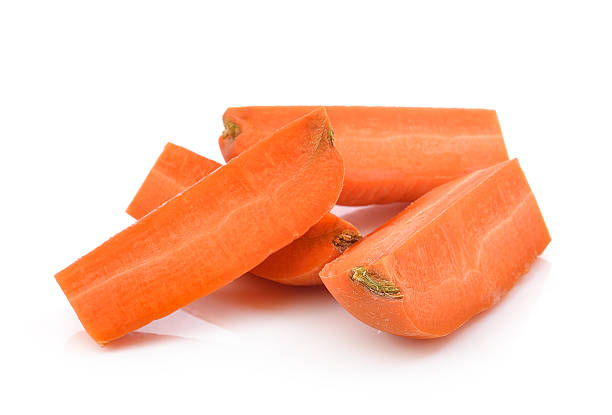 istock Carrot vegetable stick heap on white background 478766024