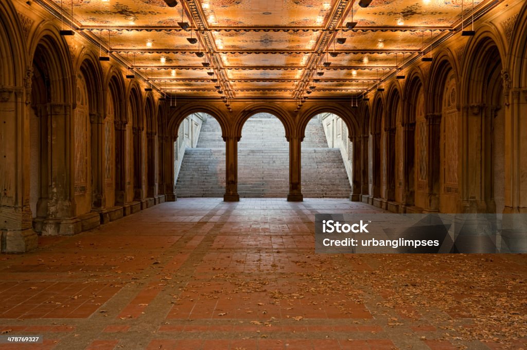 Central Park Bethesda terraza de la sala de videojuegos - Foto de stock de Central Park - Manhattan libre de derechos