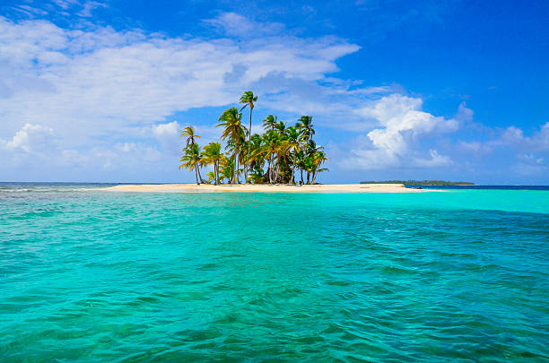 isla paraíso tropical - panama caribbean culture san blas islands caribbean fotografías e imágenes de stock