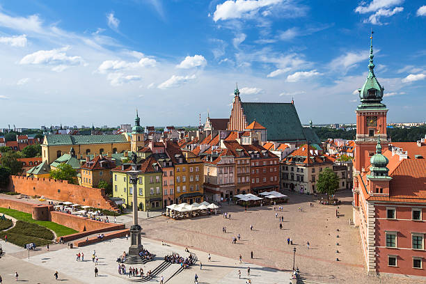 istock Top view of Castle Square in Warsaw 478770336