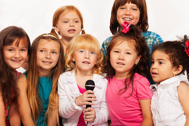 istock Close shots of kids singing 478774243