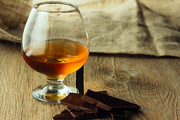 istock Cognac glass and chocolate 478775316