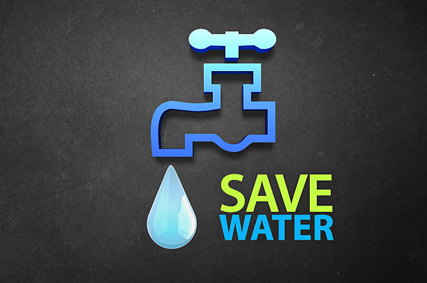 wasser zu sparen - sustainable resources water conservation water faucet stock-fotos und bilder