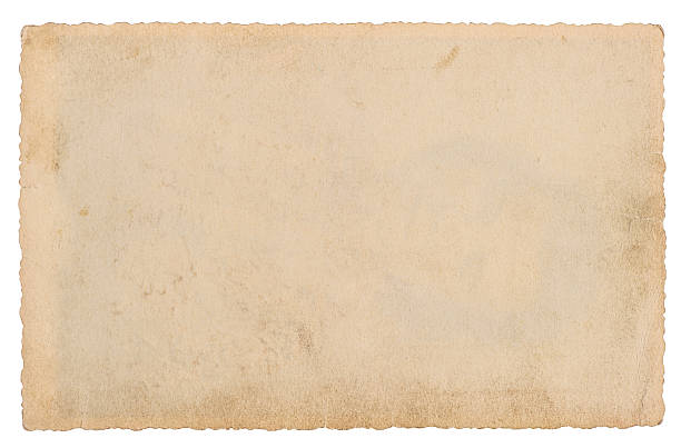 istock Used paper sheet isolated on white background. Grungy texture 478776102