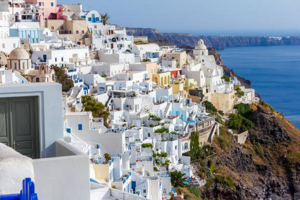istock Fira village building details in Santorini 478778197