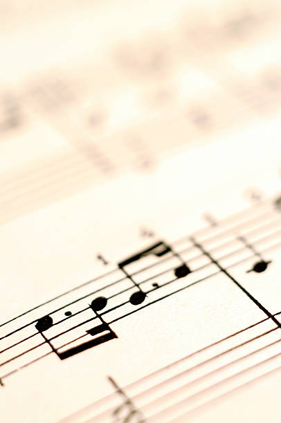 istock Macro of music score for background 478783658