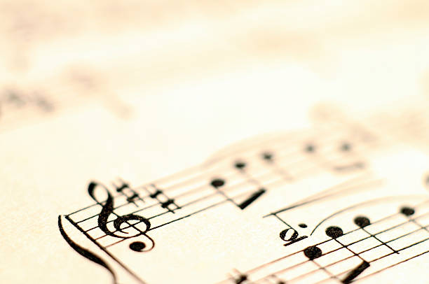 istock Macro of music score for background 478783662