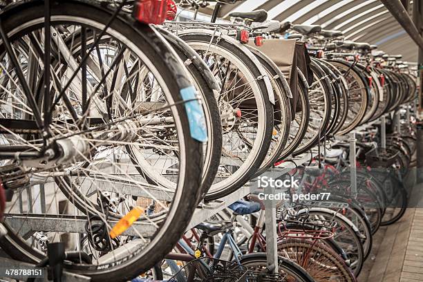 Bicycle Parking Stock Photo - Download Image Now - Bike Shed, Bicycle, Store